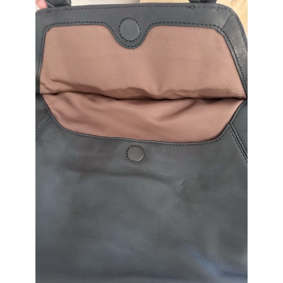 Lauren Ralph Lauren ~ Vintage Black Woodland Convert Tote Bag - Picture 13 of 17